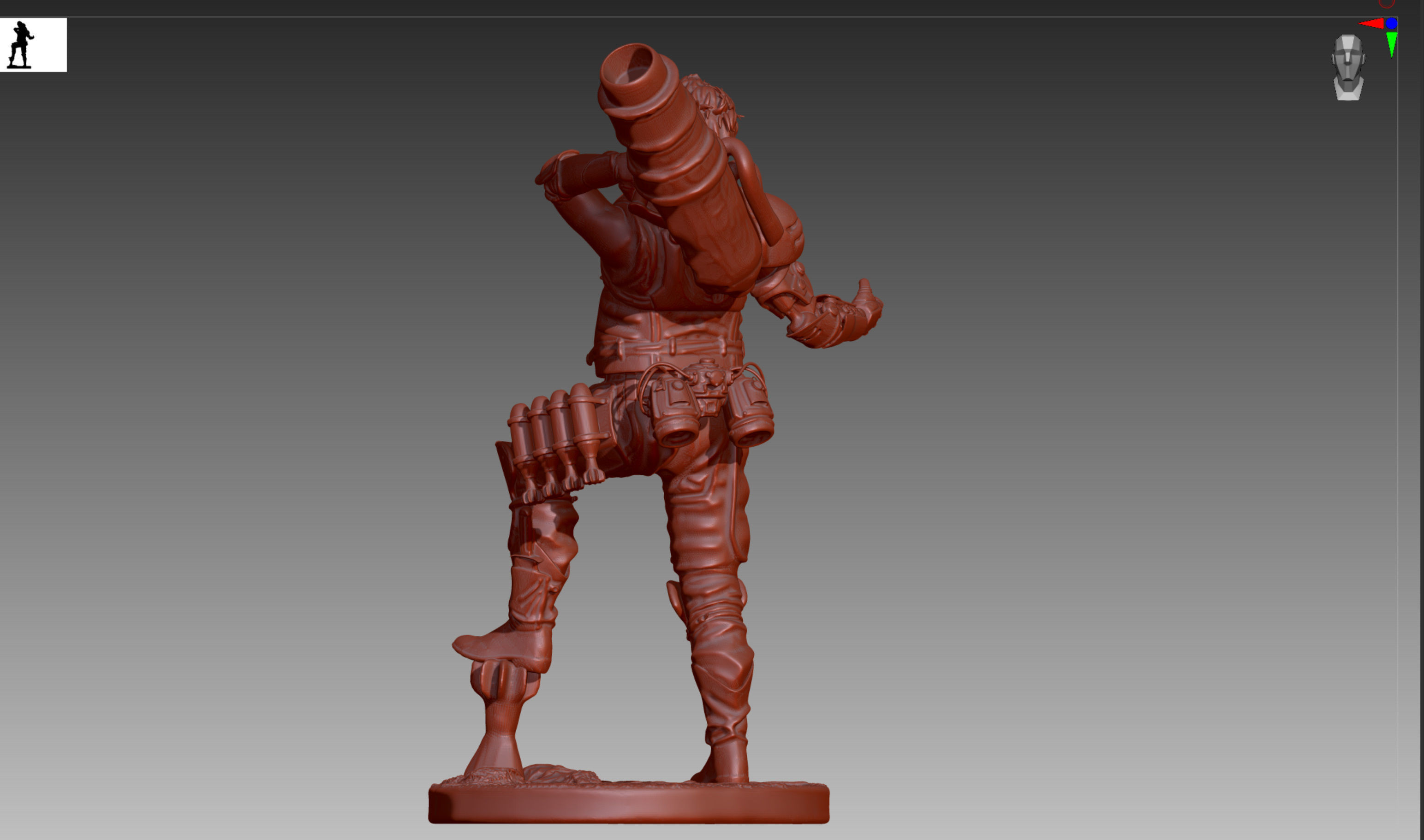 Apex Legends Fuse 3D print OBJ STL  3D print model_5