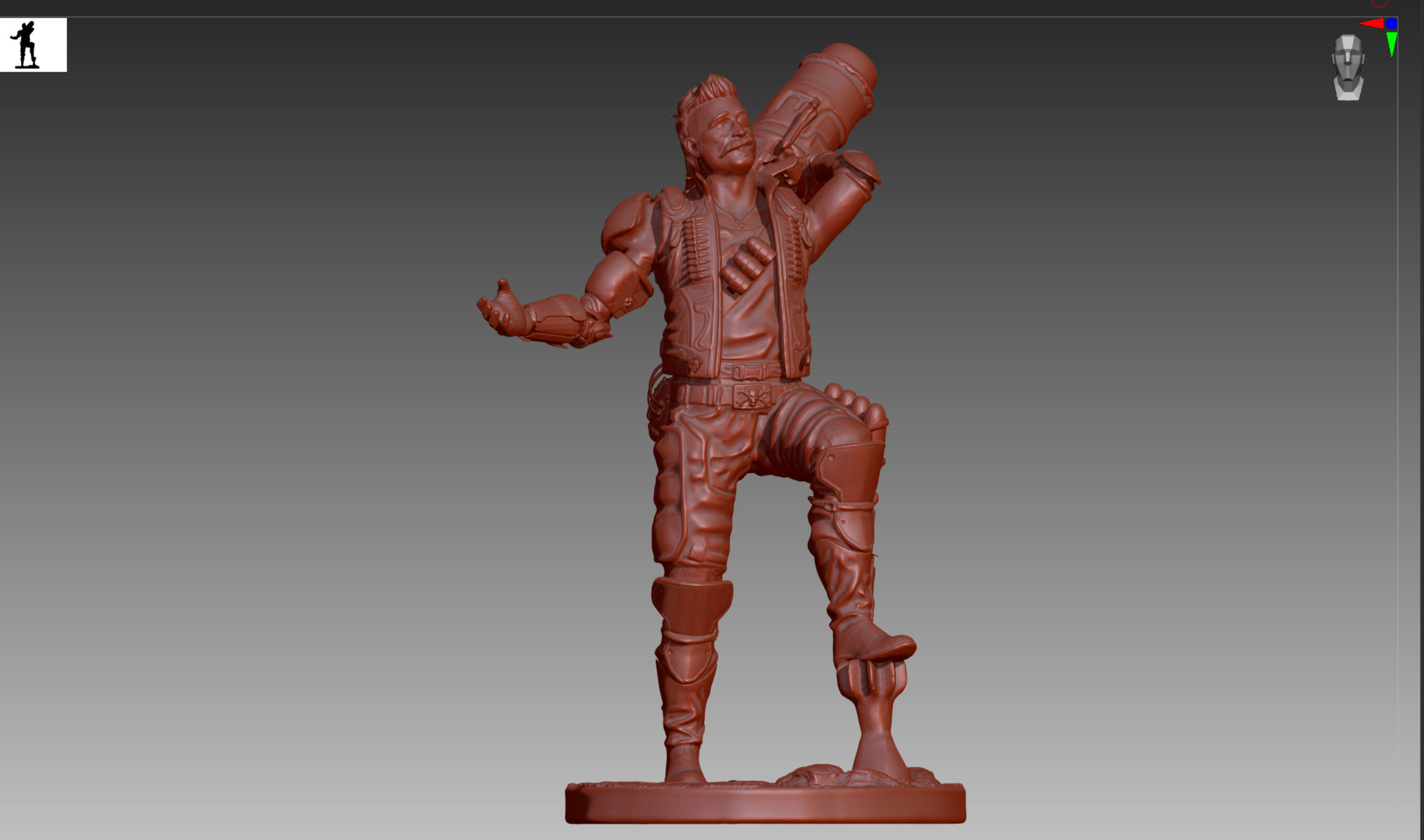 Apex Legends Fuse 3D print OBJ STL  3D print model_9