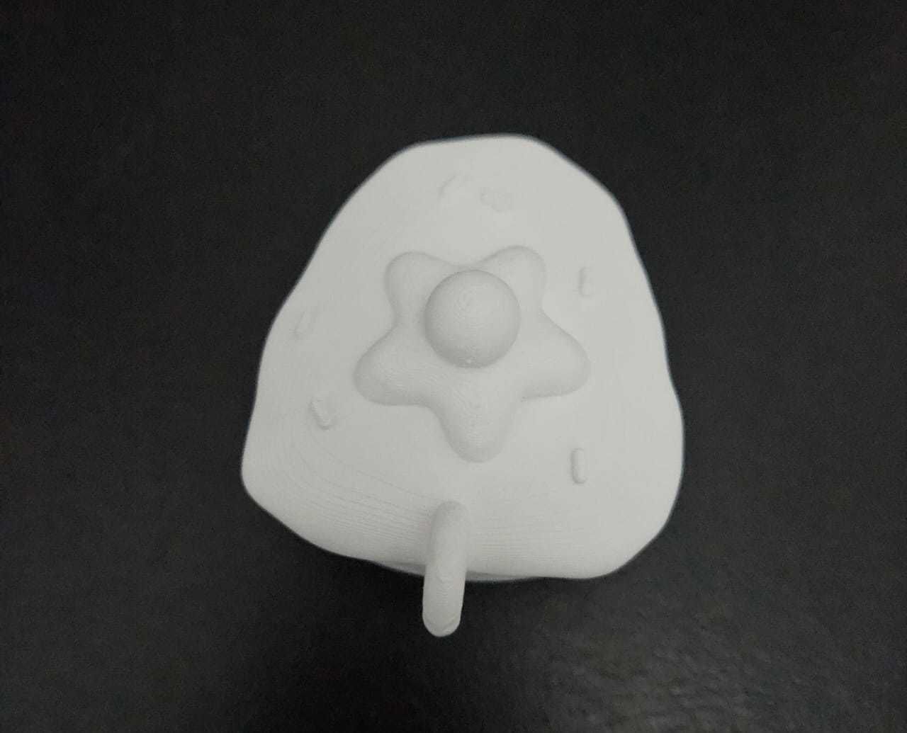 Cake Keychain 3D print model_7