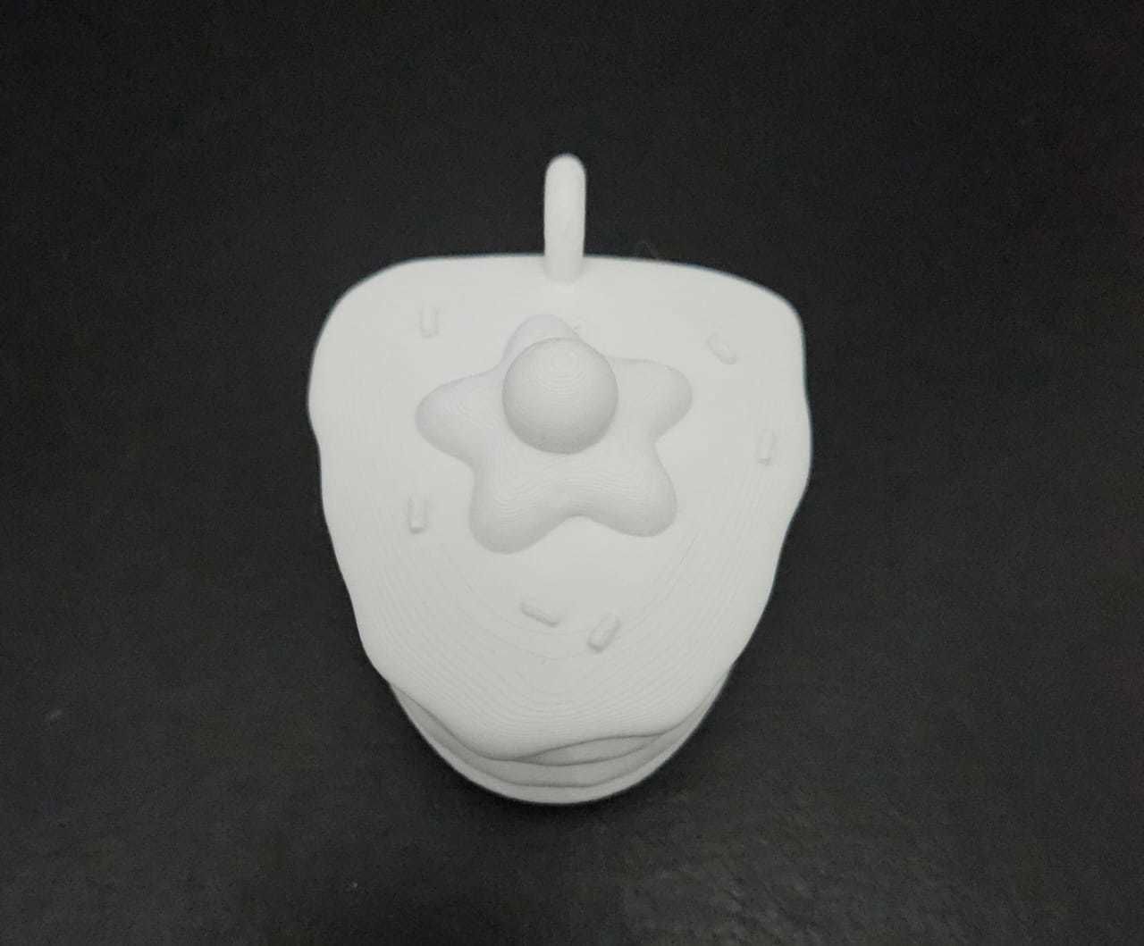 Cake Keychain 3D print model_9