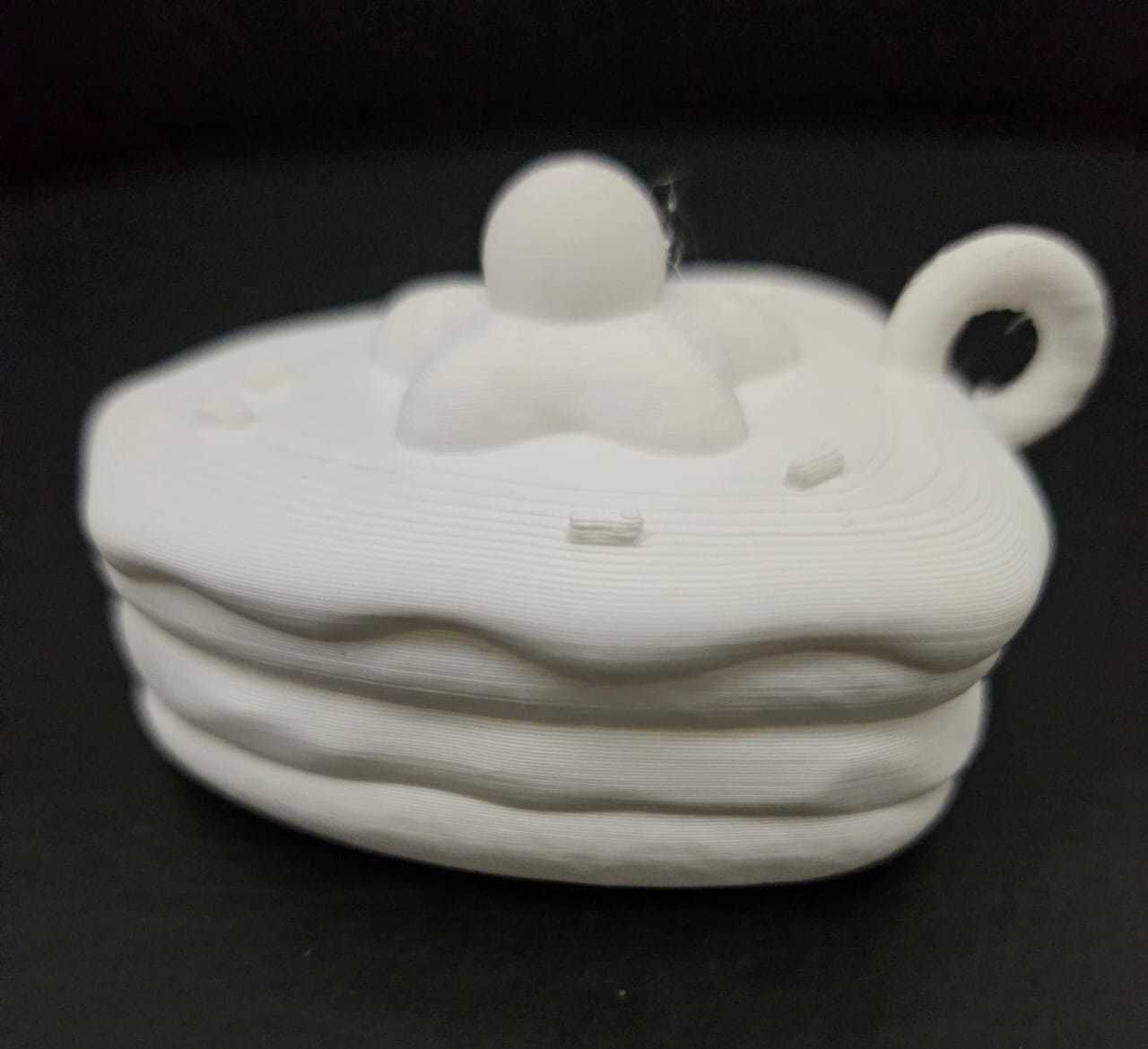 Cake Keychain 3D print model_5