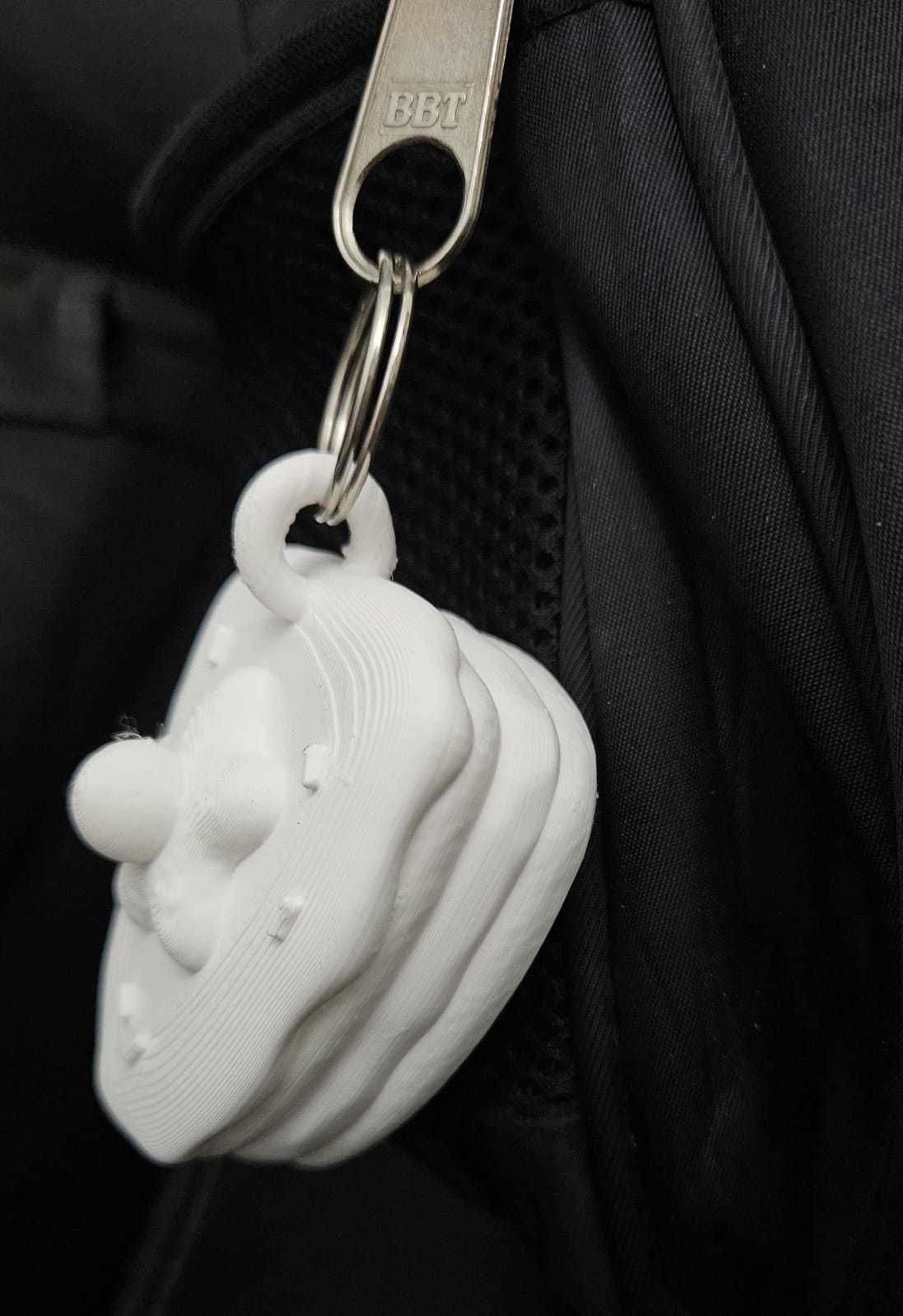 Cake Keychain 3D print model_11