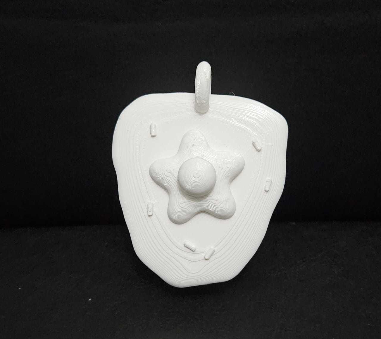 Cake Keychain 3D print model_4