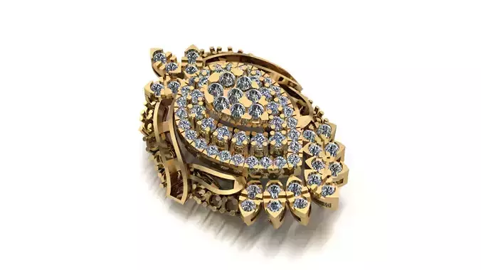 EARINGS Women Ring 3D print model 