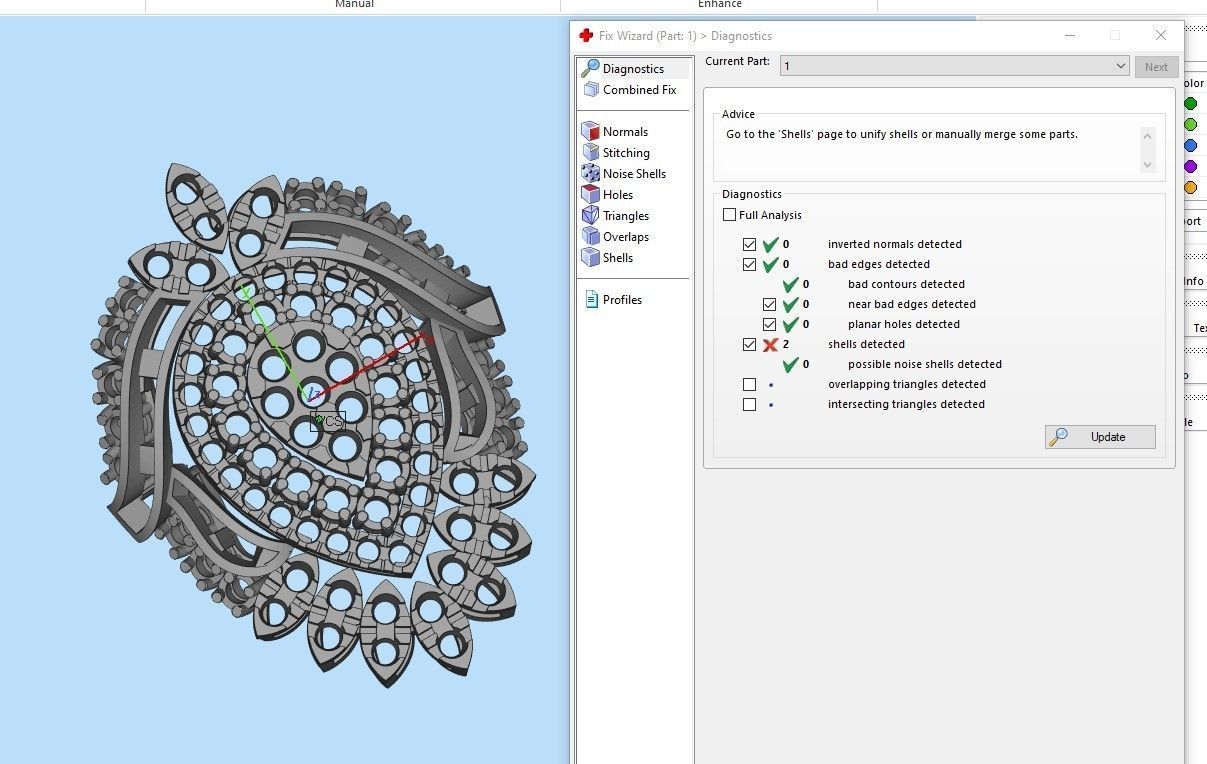 EARINGS Women Ring 3D print model 3D print model_3