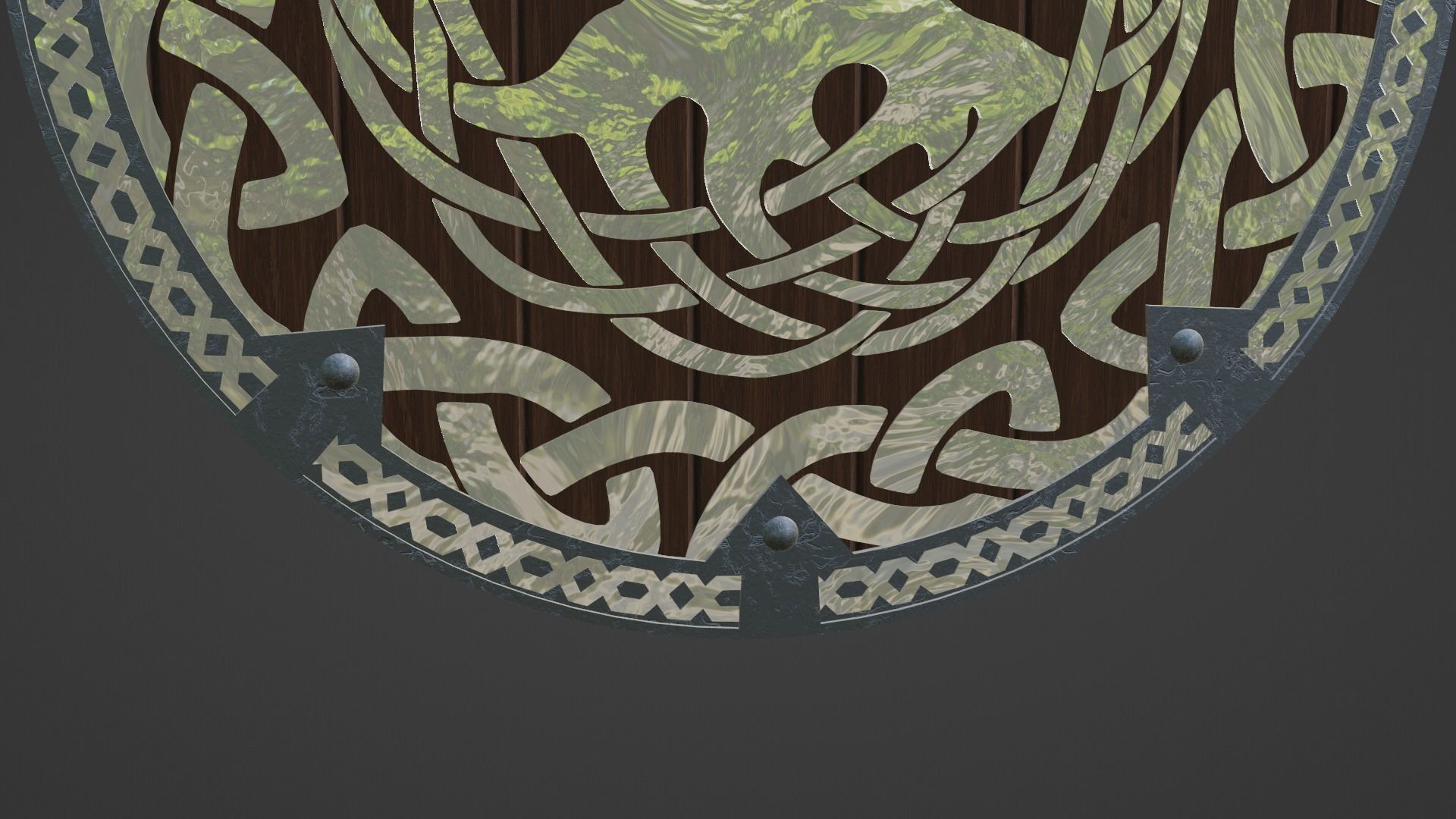 Viking Shield - Asgard 3D model_12