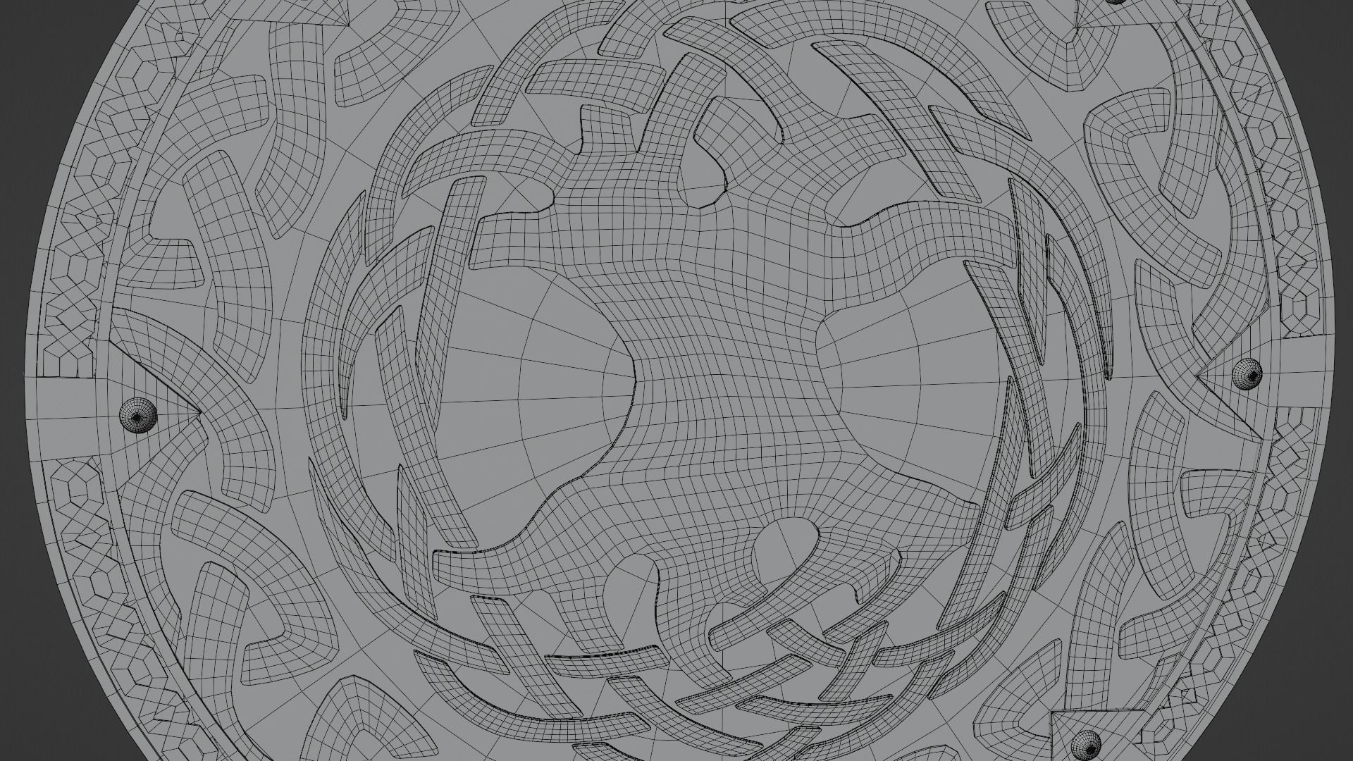 Viking Shield - Asgard 3D model_11