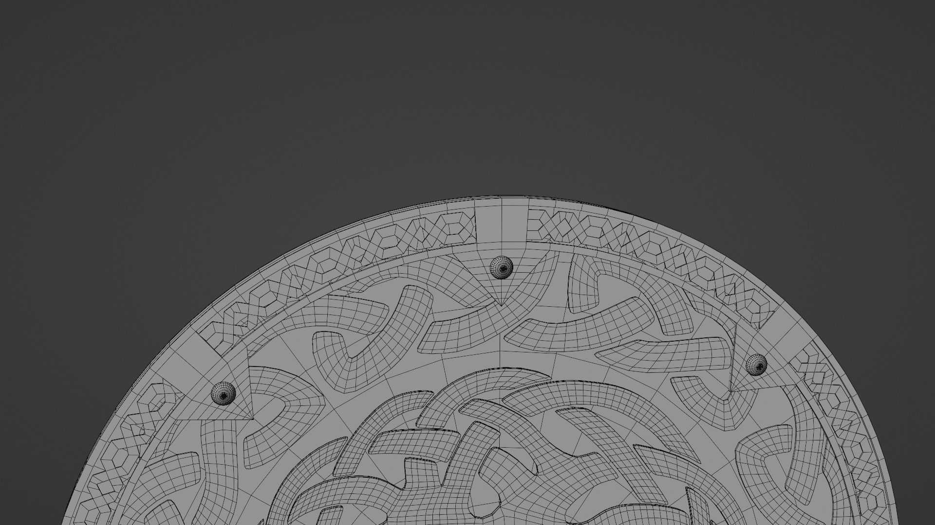 Viking Shield - Asgard 3D model_7