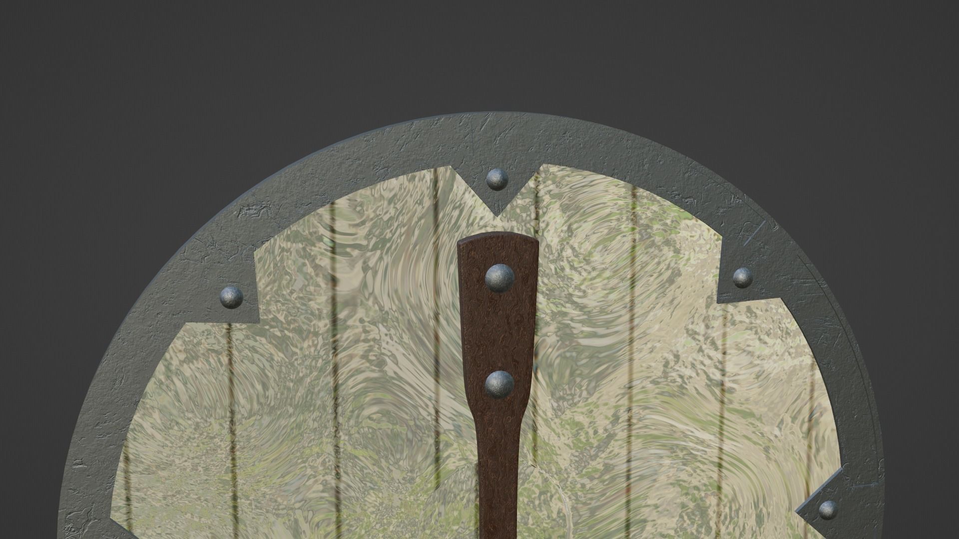 Viking Shield - Asgard 3D model_17