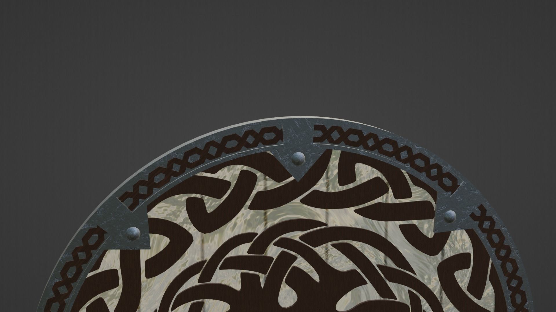 Viking Shield - Asgard 3D model_5