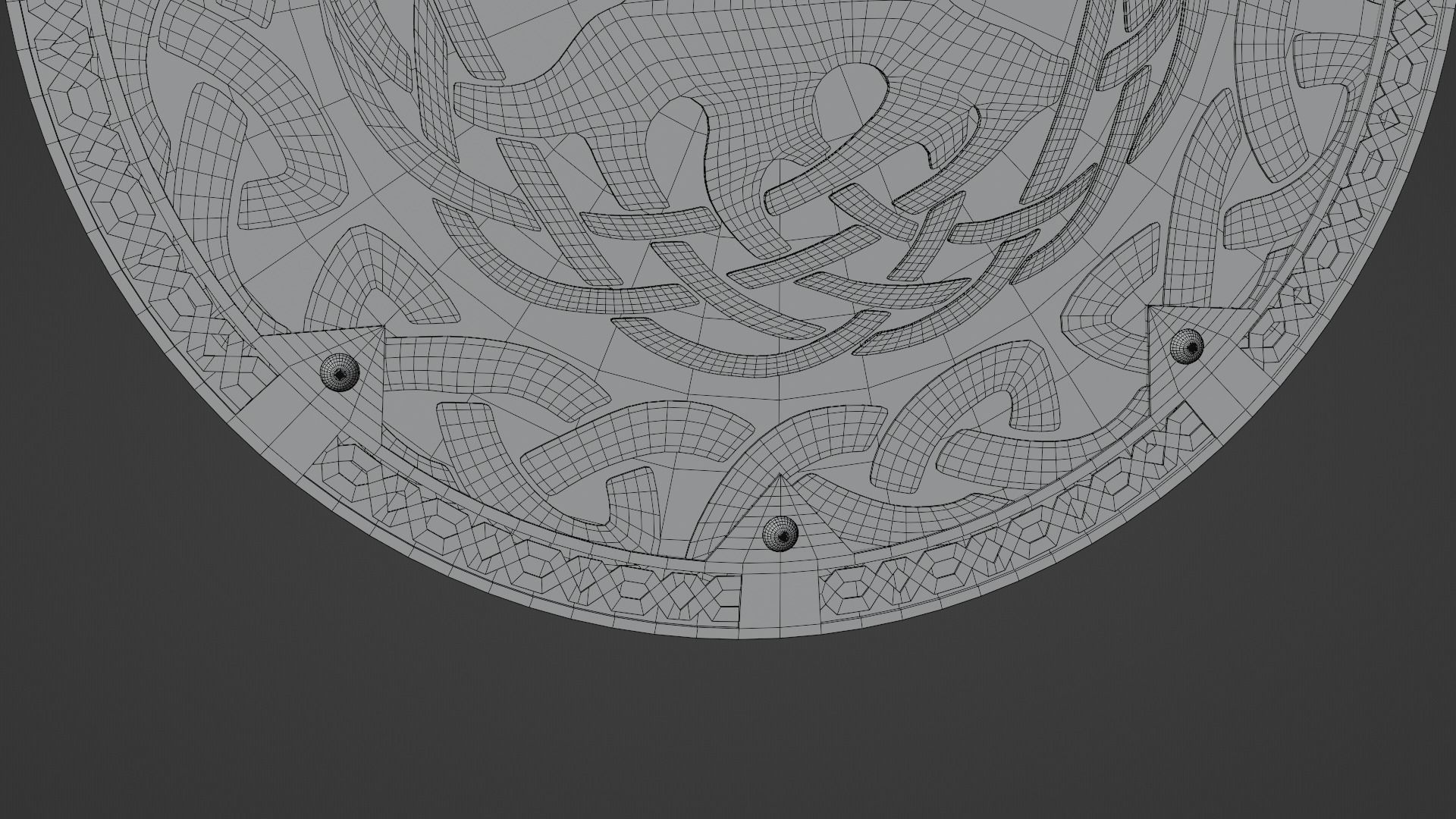 Viking Shield - Asgard 3D model_15