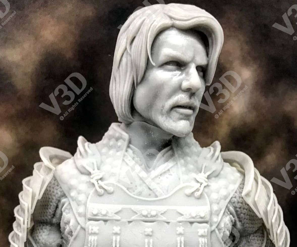 Tom Cruise The Last Samurai - V3D 3D model 3D printable | CGTrader