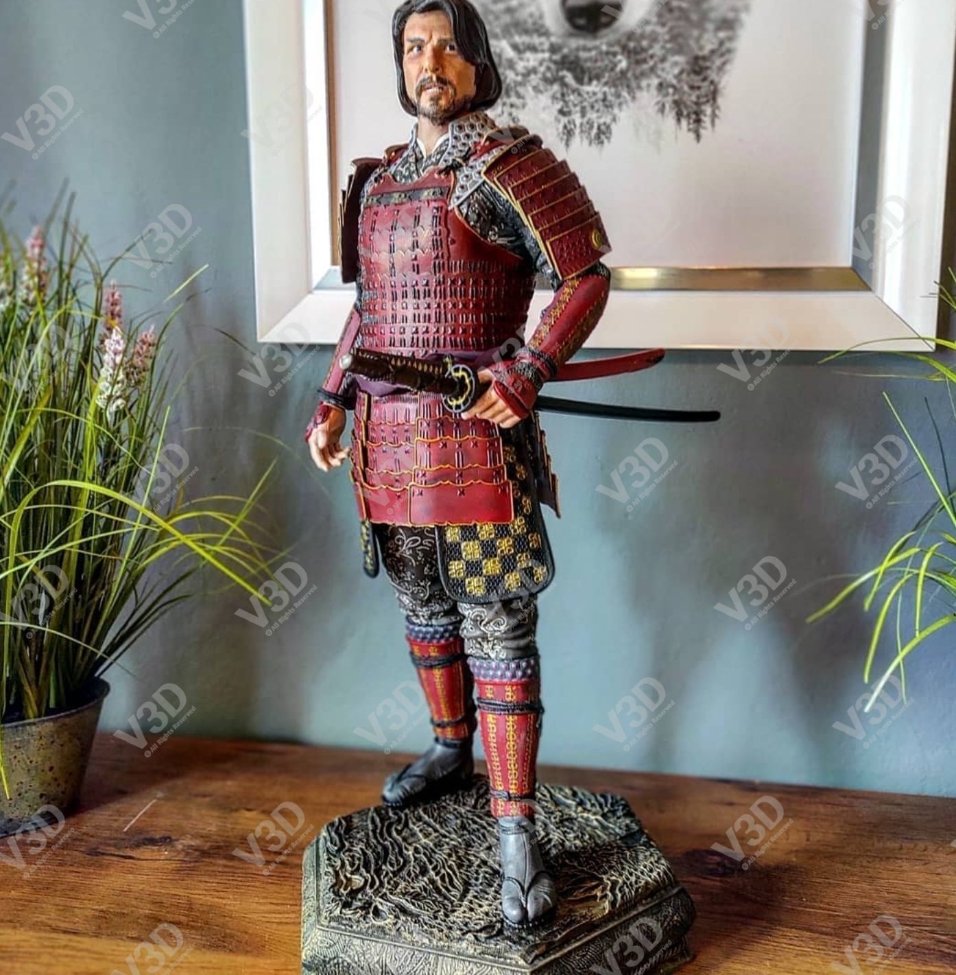 Tom Cruise The Last Samurai - V3D 3D print model_1