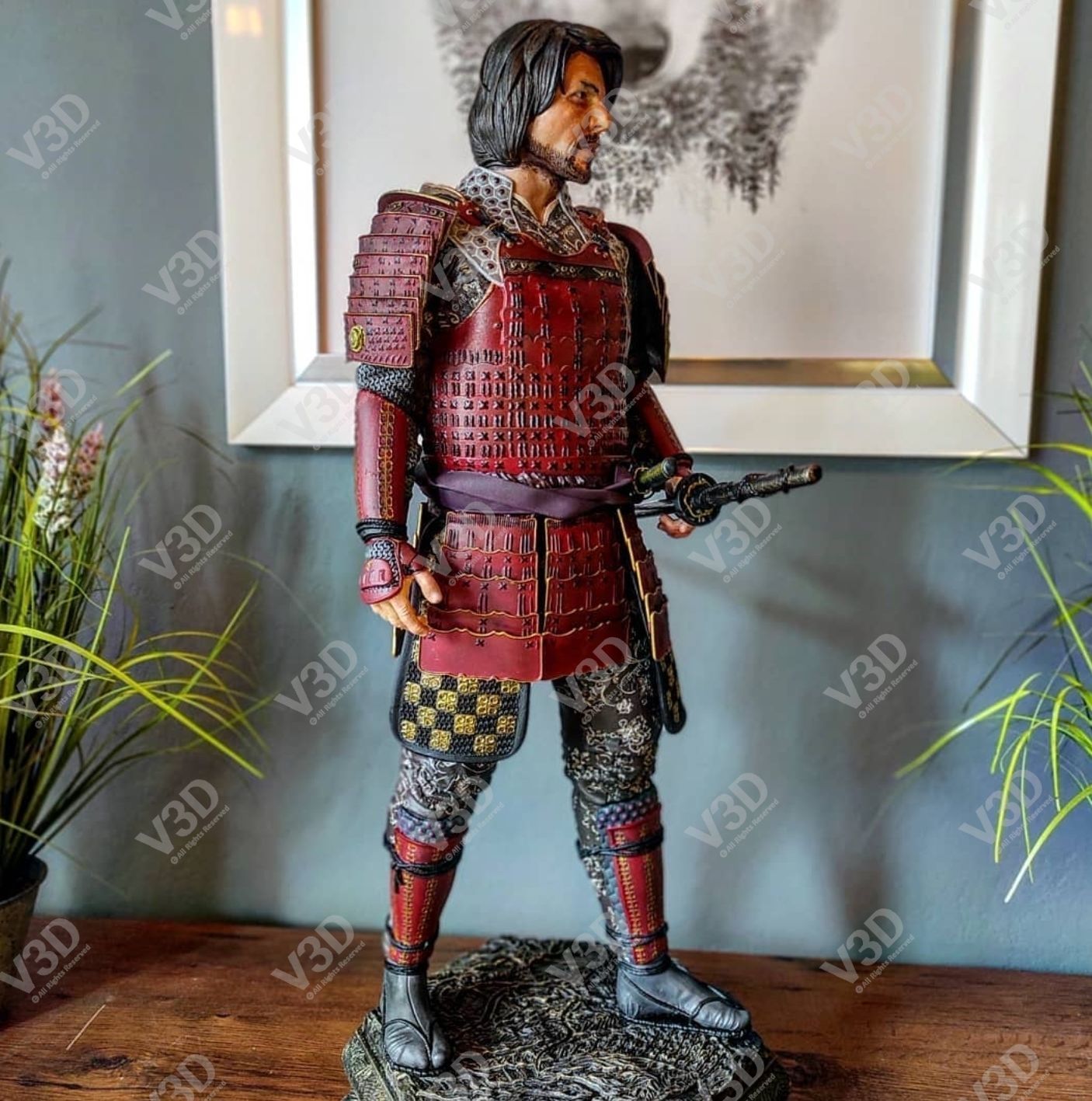 Tom Cruise The Last Samurai - V3D 3D print model_2