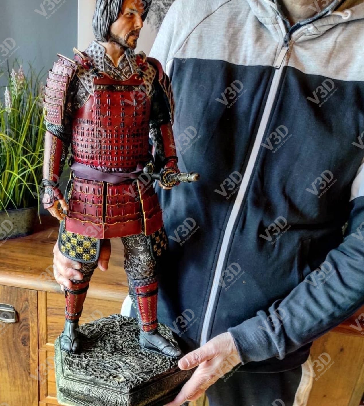Tom Cruise The Last Samurai - V3D 3D print model_4
