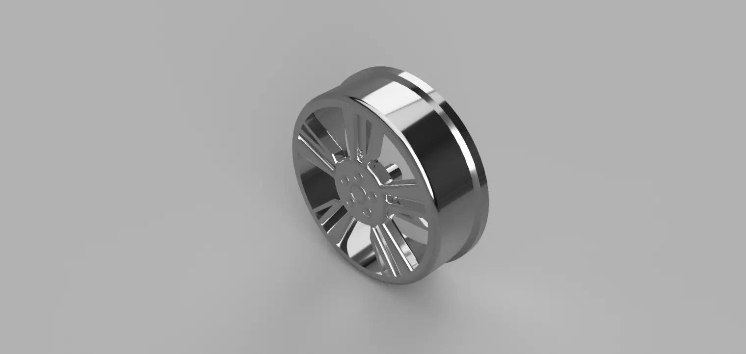 Custom Rim Design for 1 to 24th scale modeling Free 3D print model