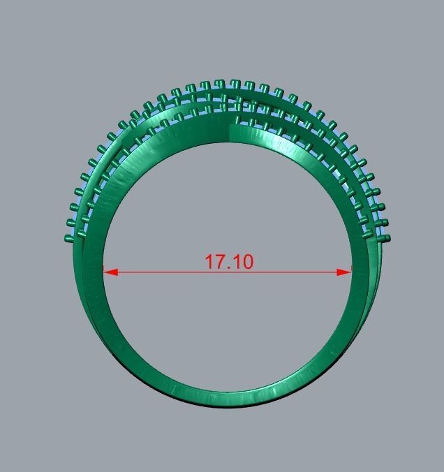 ring jewelry 3D print model_9