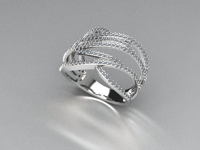 ring jewelry 3D print model_2