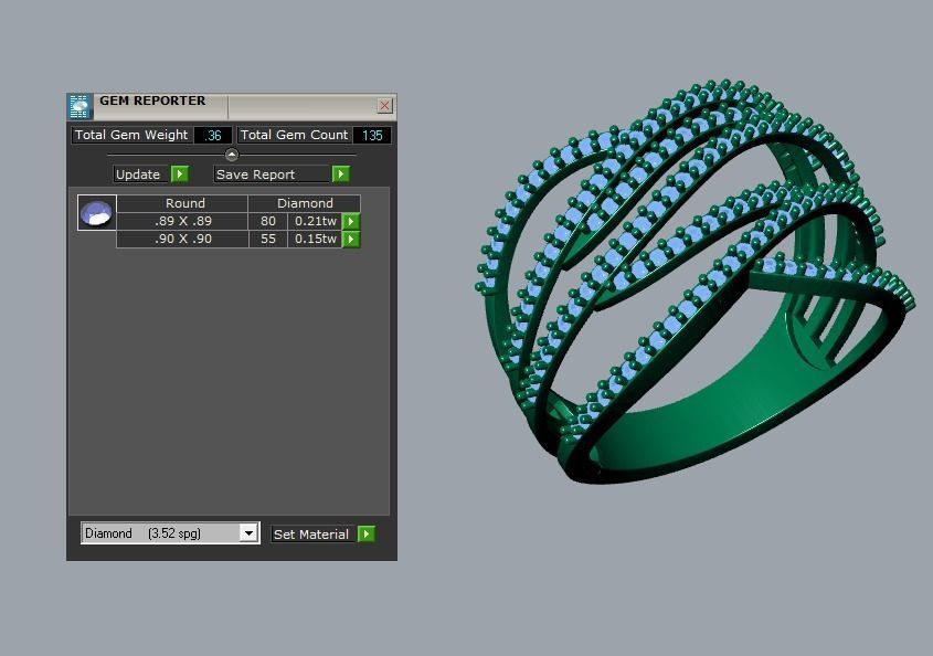 ring jewelry 3D print model_5