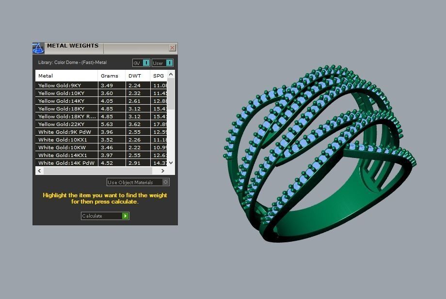 ring jewelry 3D print model_6