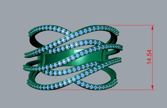 ring jewelry 3D print model_8