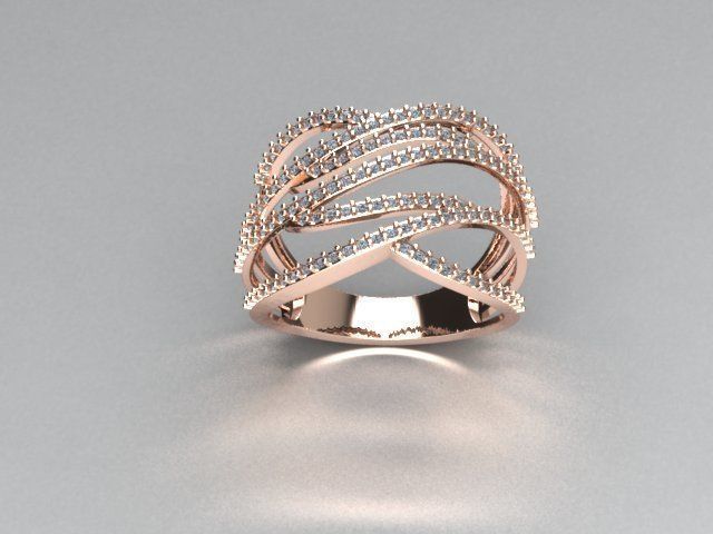 ring jewelry 3D print model_3