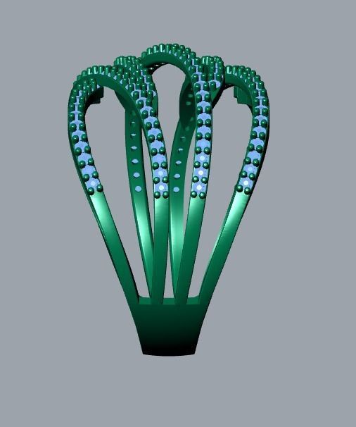 ring jewelry 3D print model_10