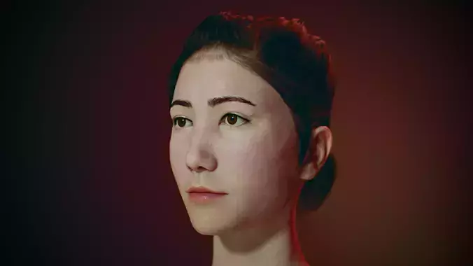 Hana - Realistic Female Character Unreal Maya with Hair 3D model Hana - Realistic Female Character Unreal Maya with Hair 3D model