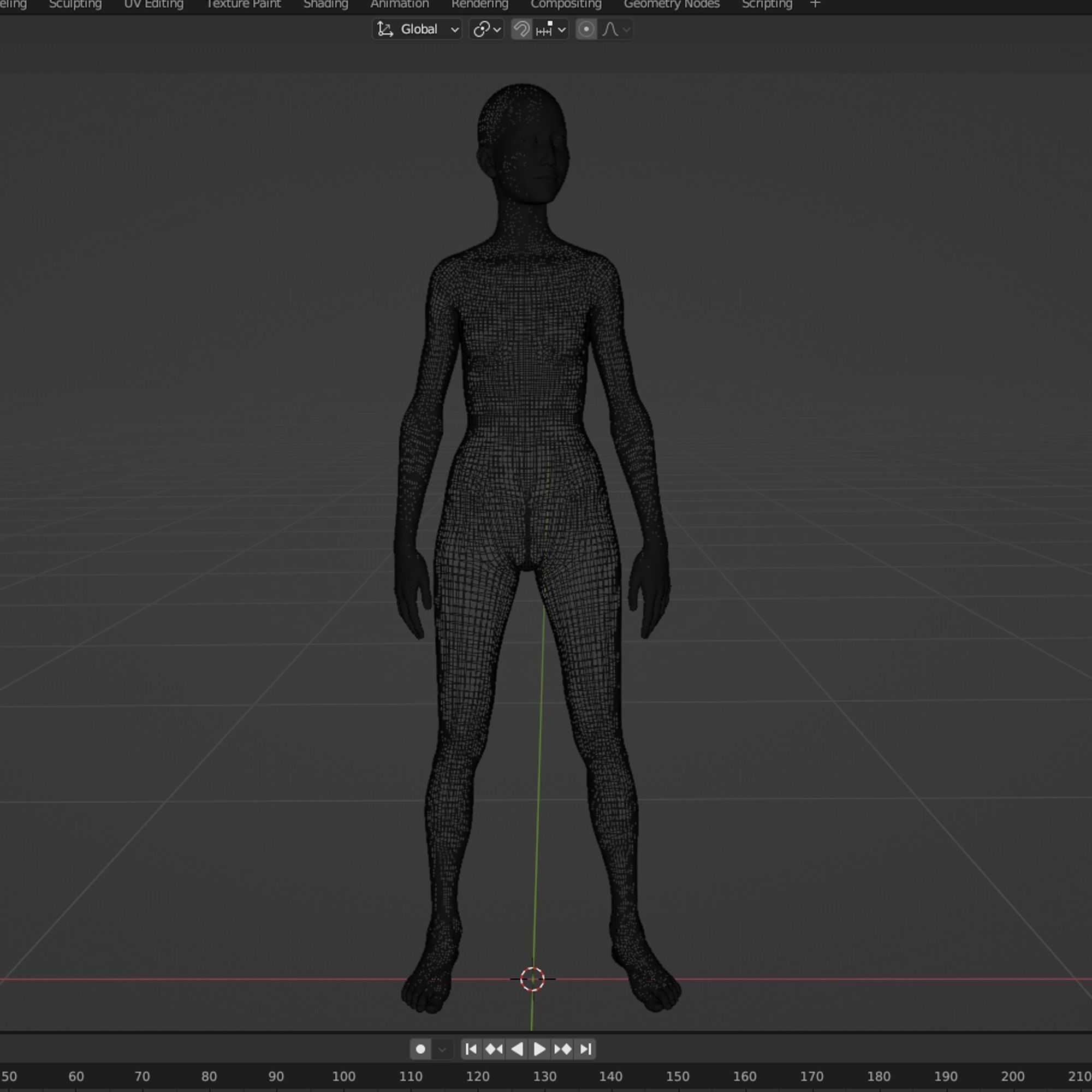 Hana - Realistic Female Character Unreal Maya with Hair 3D model_9