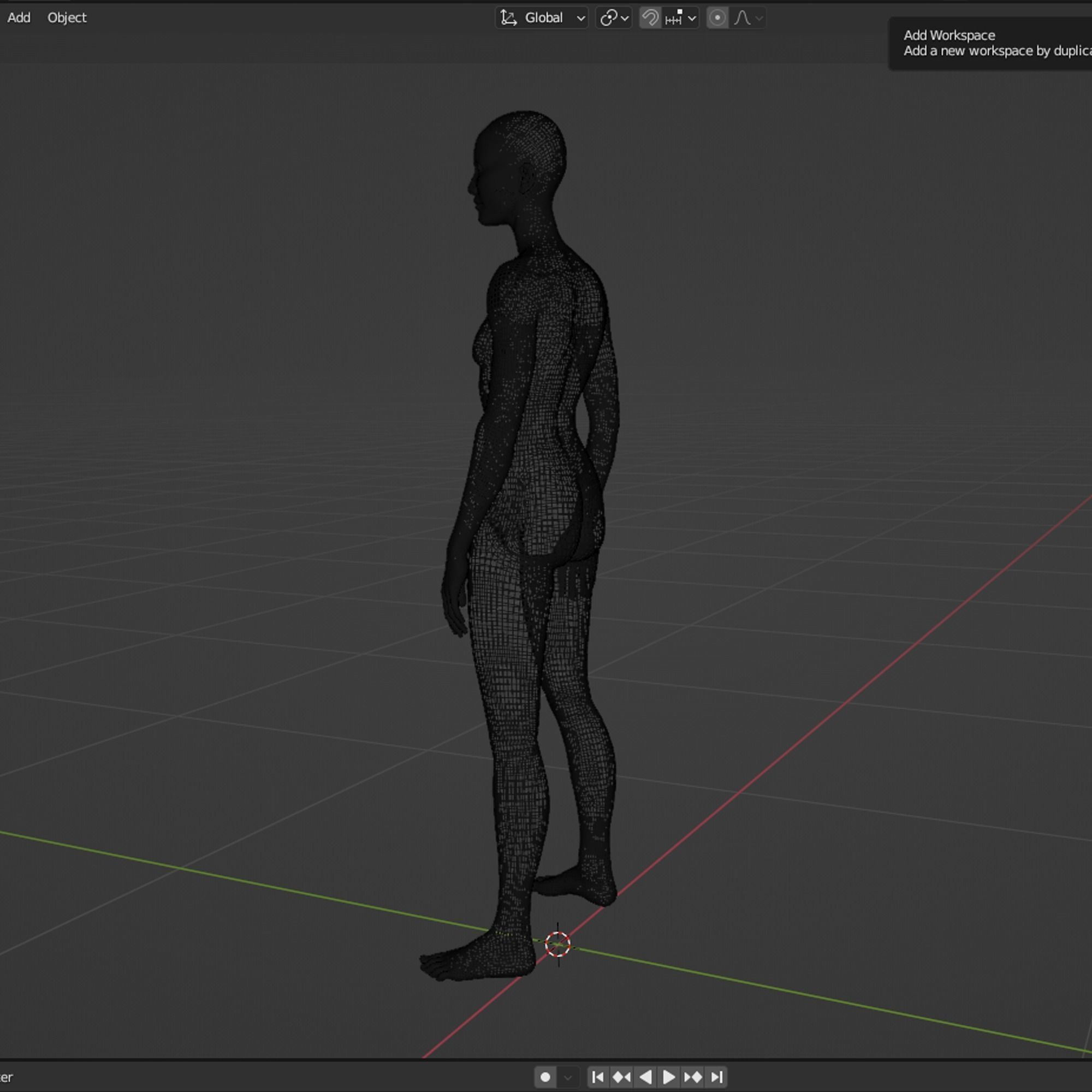 Hana - Realistic Female Character Unreal Maya with Hair 3D model_12