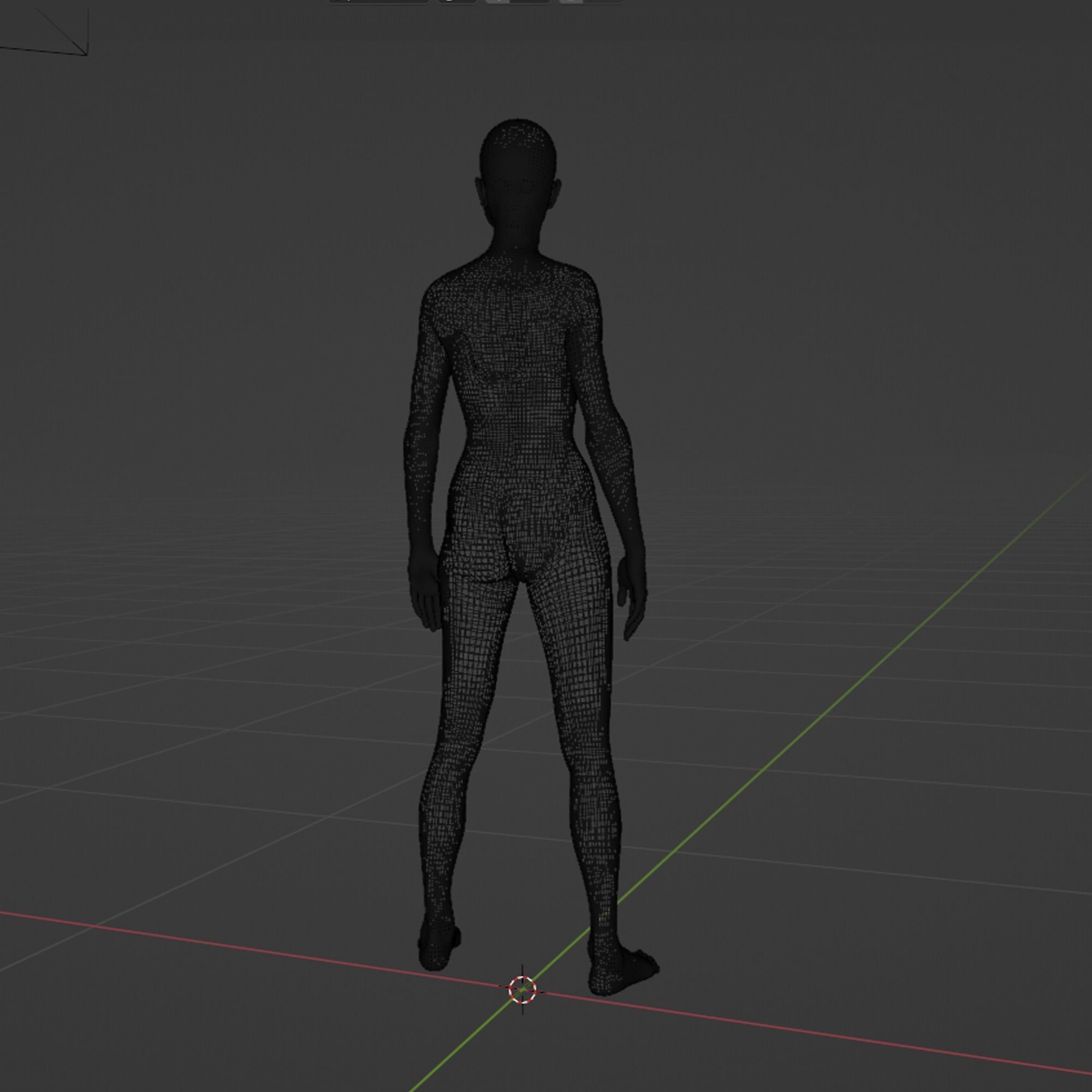 Hana - Realistic Female Character Unreal Maya with Hair 3D model_13