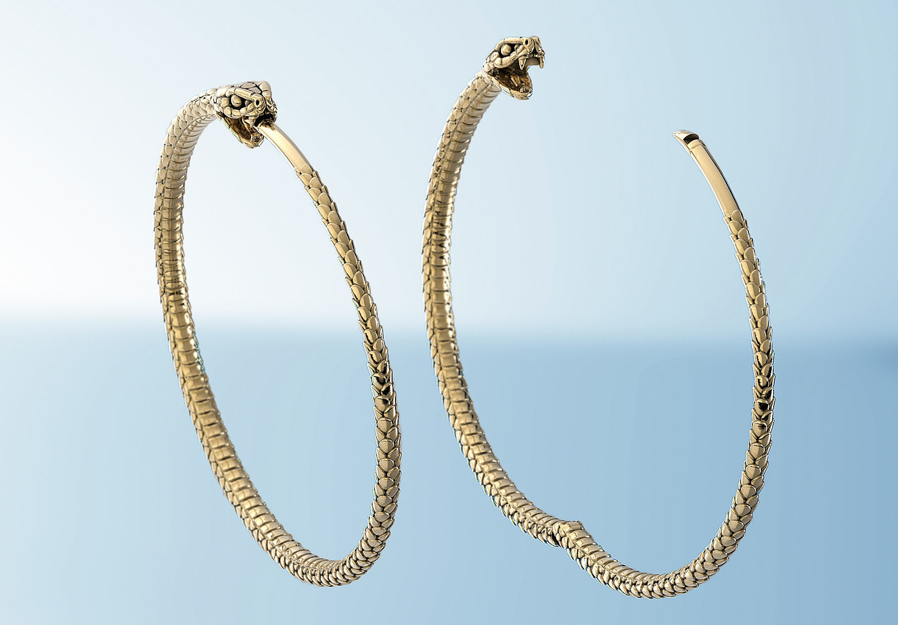 Ouroboros Snake Set 3D Model Collection_5