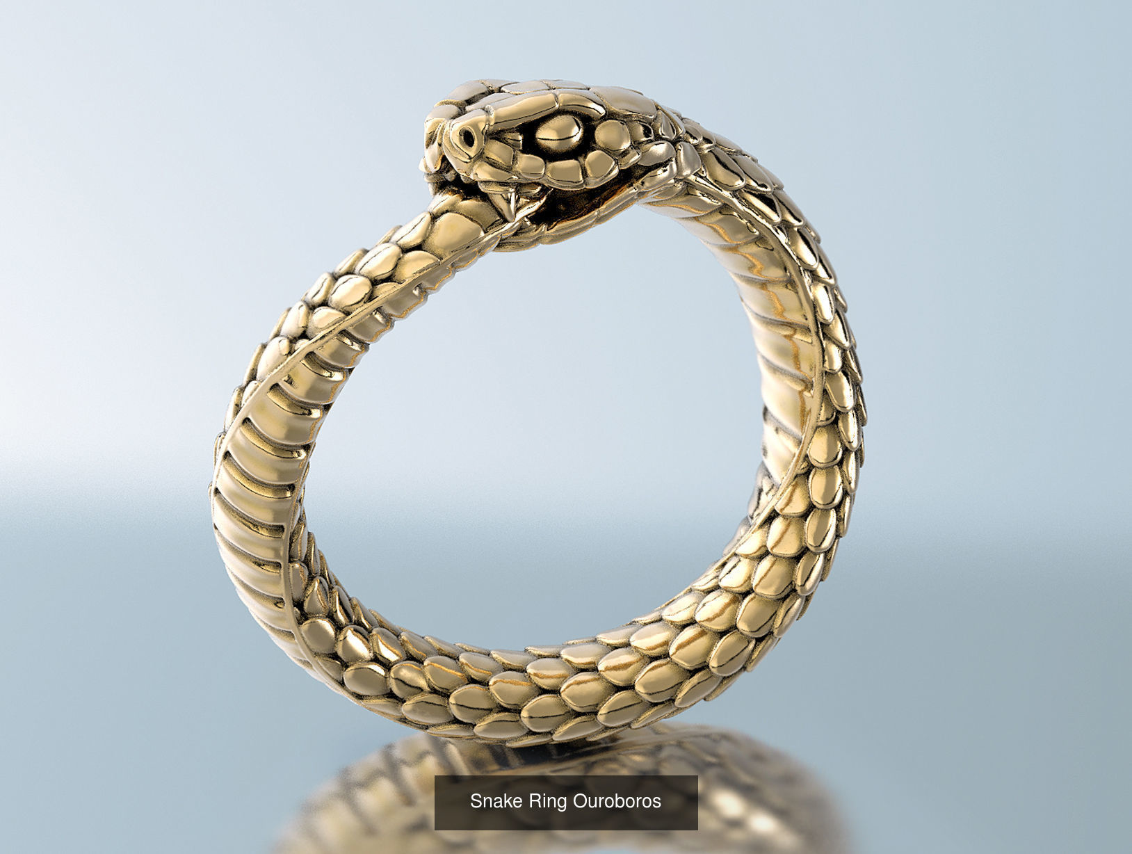 Ouroboros Snake Set 3D Model Collection_1