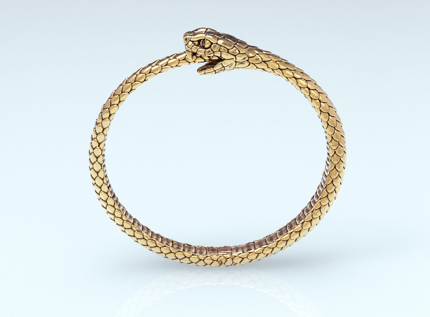 Ouroboros Snake Set 3D Model Collection_7