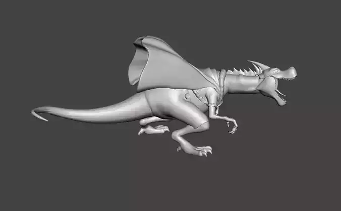 X Drake Dinosaur form 3D Model