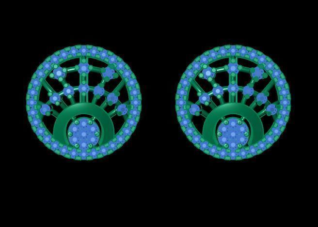 daimonds eairring 3D print model_10