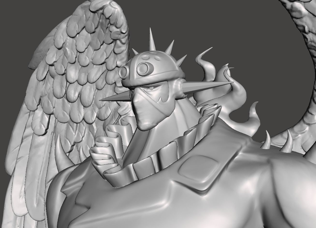 King the Conflagration 3D Model 3D print model_2
