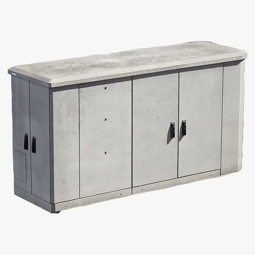 Electrical Cabinet Low-poly 3D model