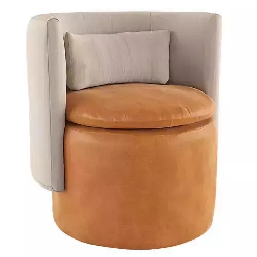 Jordana Leather Swivel Chair