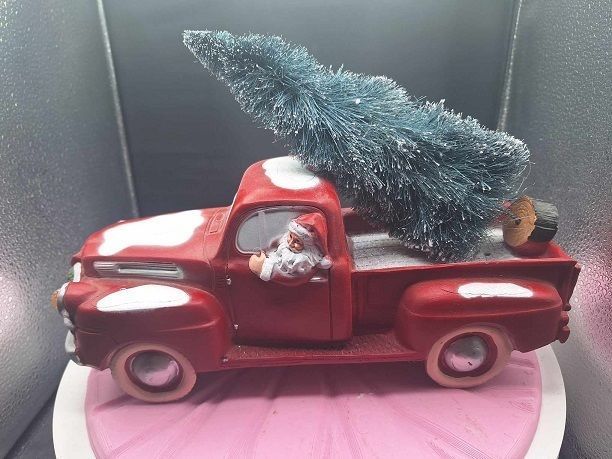 coka cola santa pick up truck 3D print model_3