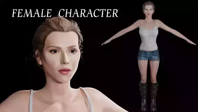 Scarlett Johansson lookalike Female Character