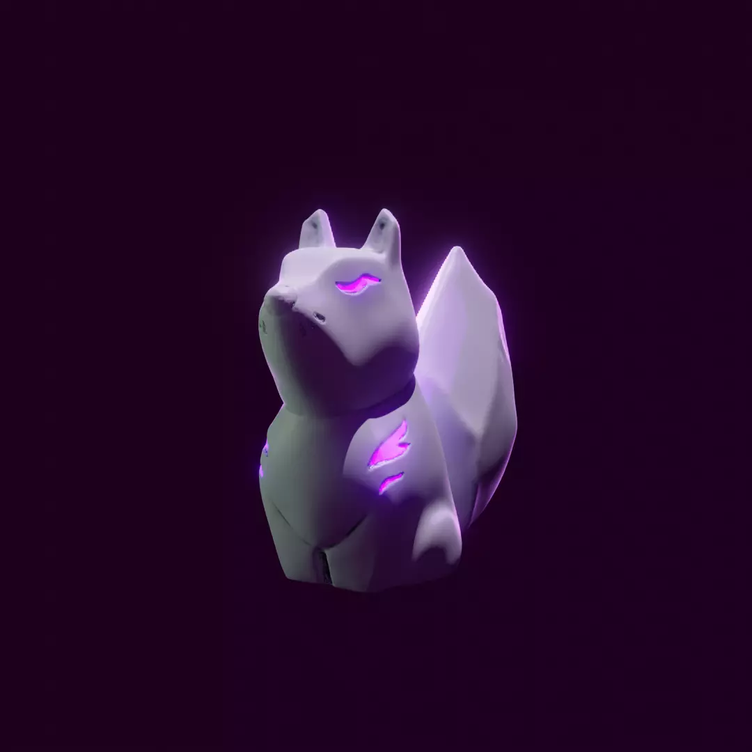 EARTH KITSUNE GENSHIN 3D print model
