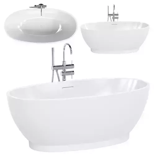 Acrylic bathtub ABBER AB9207