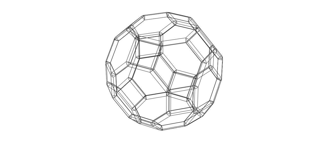 Wireframe Shape Truncated Cuboctahedron 3D print model_12