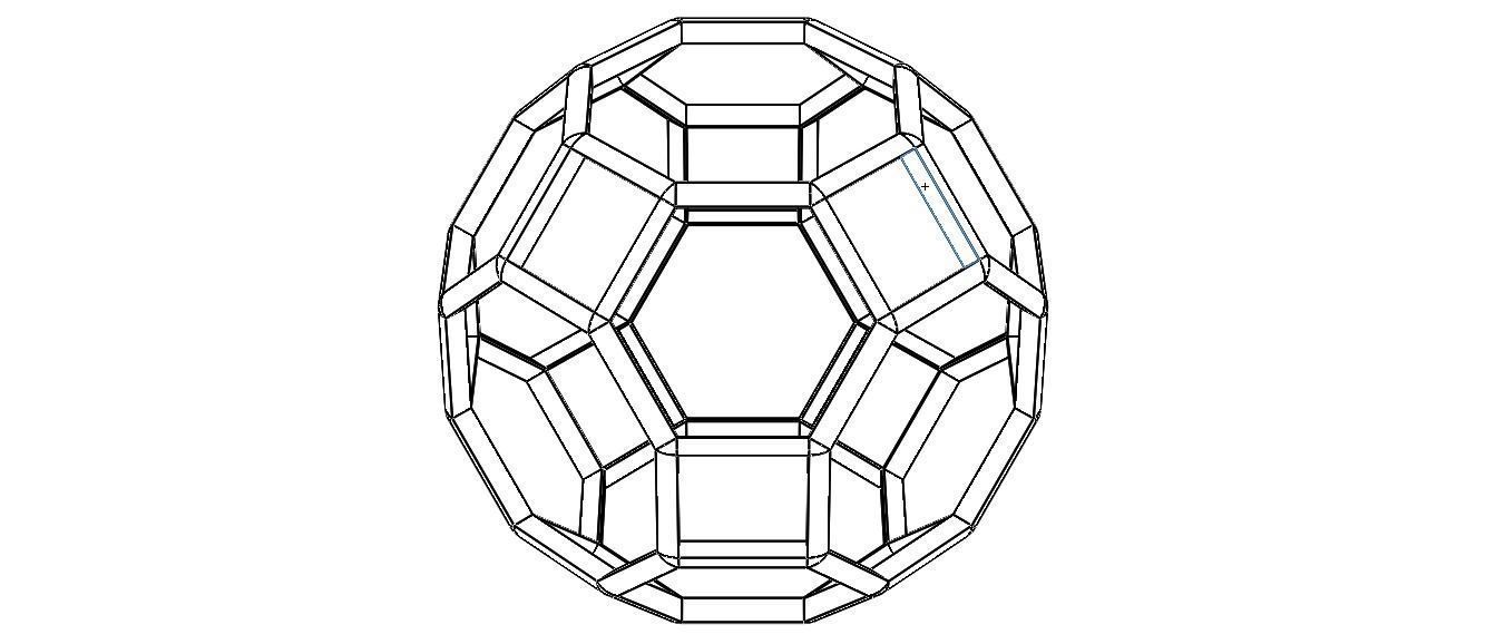Wireframe Shape Truncated Cuboctahedron 3D print model_6
