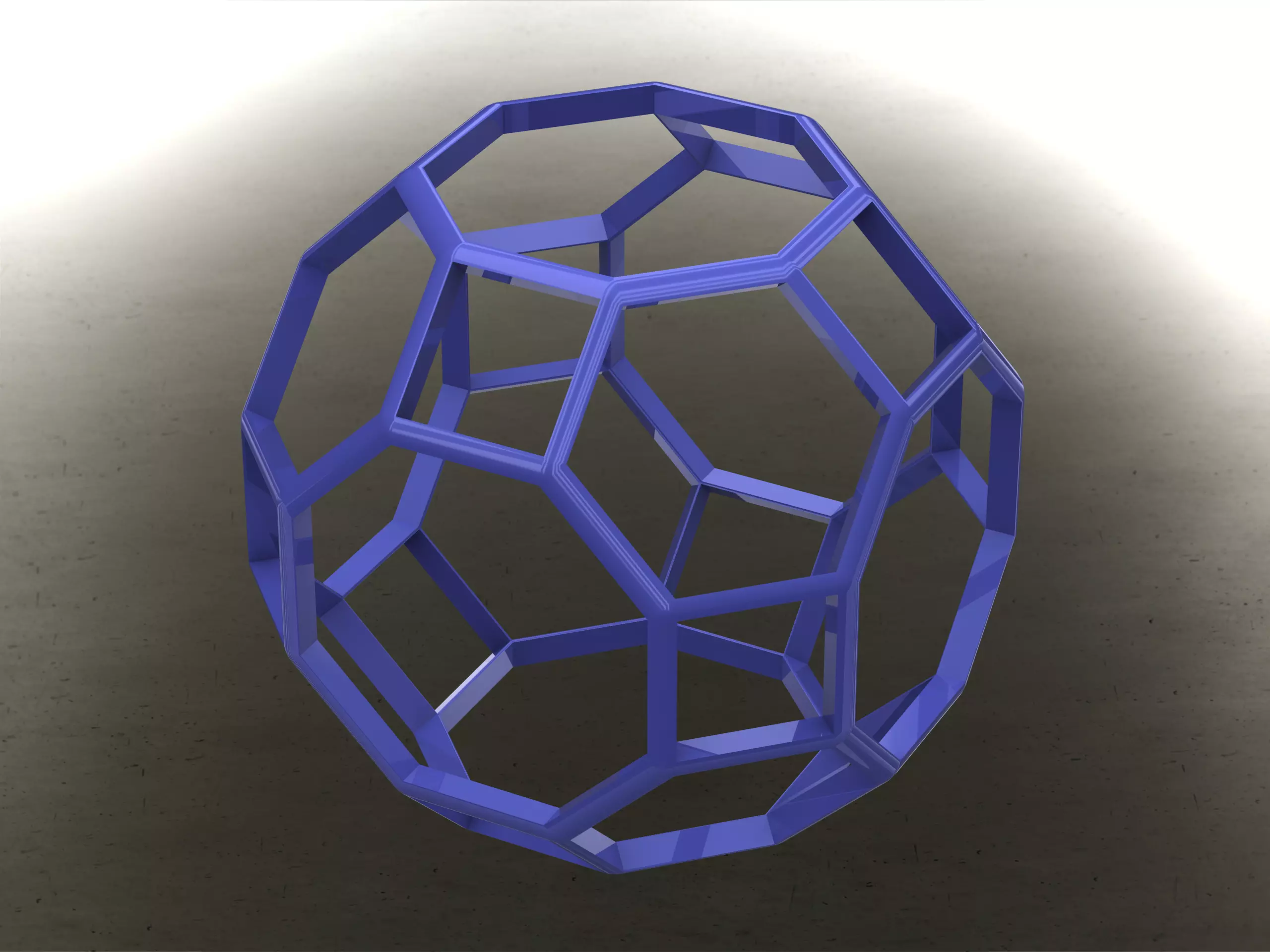 Wireframe Shape Truncated Cuboctahedron 3D print model_0