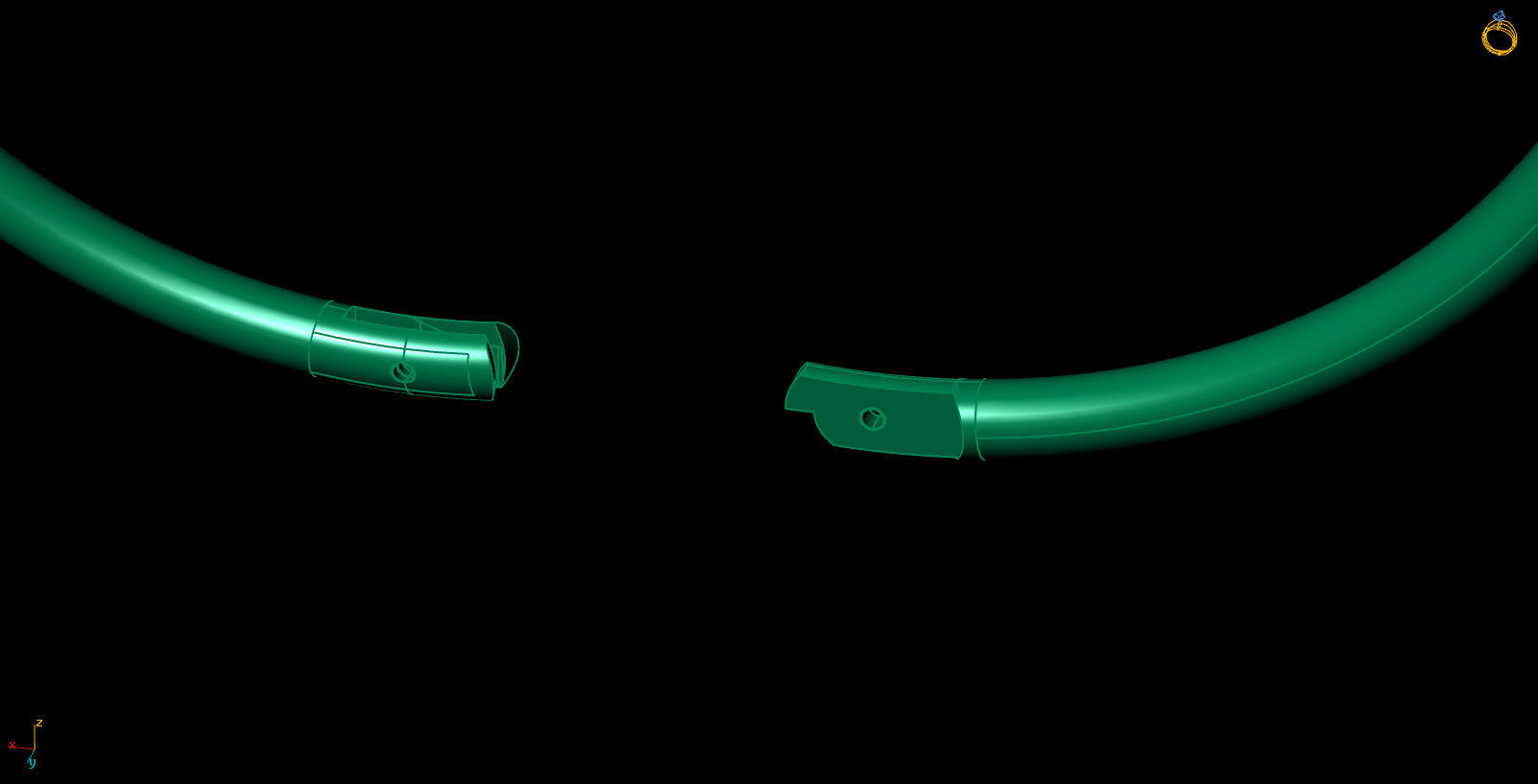 19 size bangle 3D print model_6