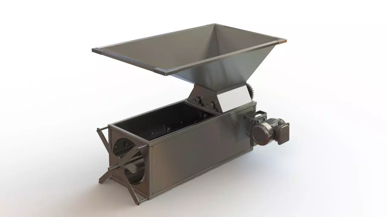 Grape Crusher Low-poly 3D model_0