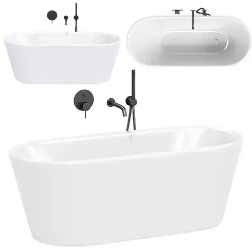 Acrylic bathtub ABBER AB9272