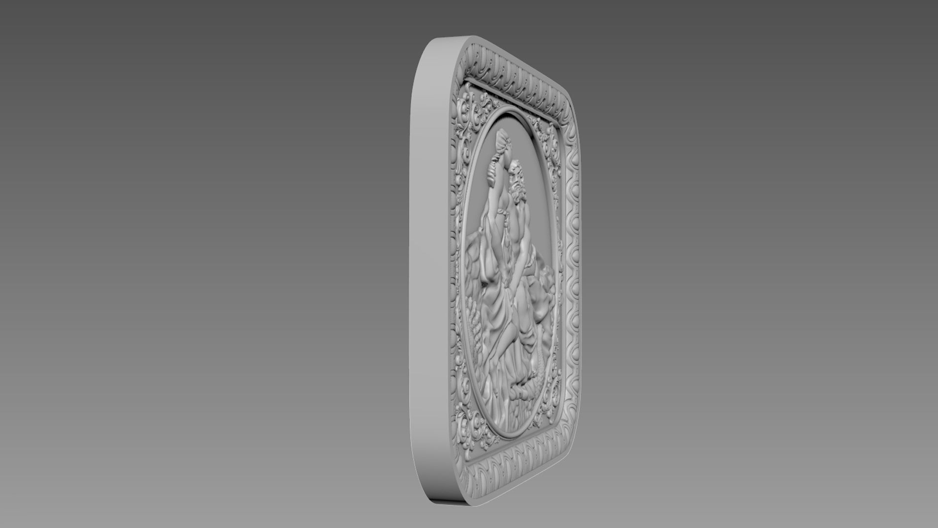 Hera Bas-Relief 3D model_5